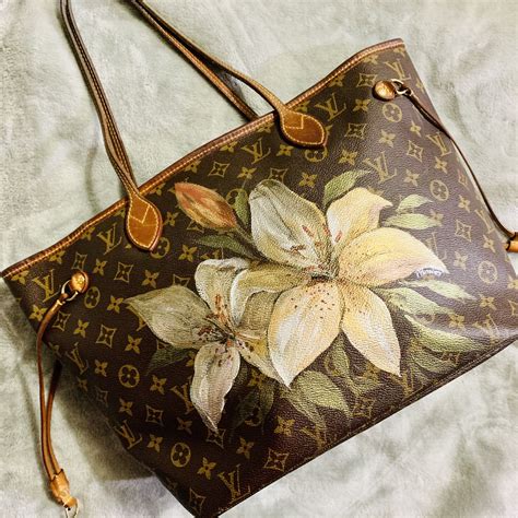 louis vuitton painted bags|Louis Vuitton hand painted.